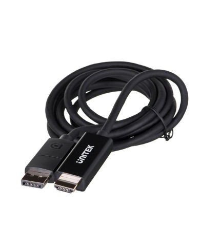 Cavo da DisplayPort a HDMI Unitek V1608A Nero 1,8 m Cavo da DisplayPort a HDMI Unitek V1608A Nero 1,8 m