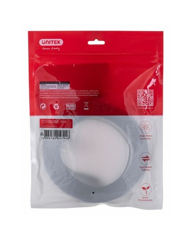 Cavo HDMI Unitek C11063BK-5M Nero 5 m Cavo HDMI Unitek C11063BK-5M Nero 5 m