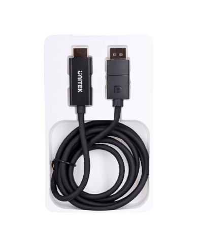 Cavo da DisplayPort a HDMI Unitek V1608A Nero 1,8 m Cavo da DisplayPort a HDMI Unitek V1608A Nero 1,8 m