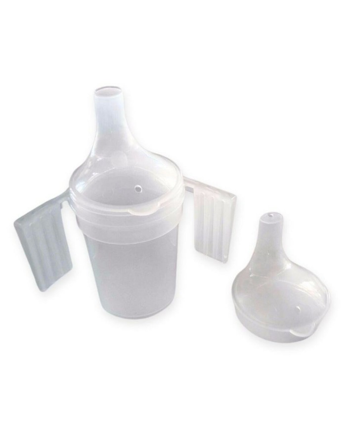 Tazza Thermos con Coperchio PDS CARE Trasparente 200 ml Tazza Thermos con Coperchio PDS CARE Trasparente 200 ml