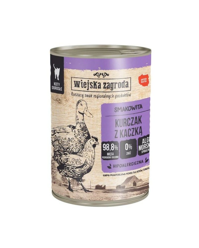 Cibo per gatti WIEJSKA ZAGRODA Chicken Pollo 400 g