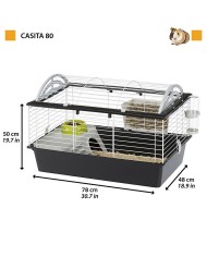 Gabbia Ferplast 57065070 Metallo Plastica Metallo/Plastica 70 x 70 x 48 cm