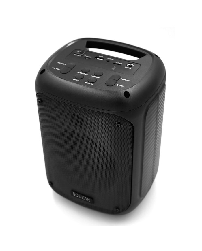 Altoparlante Bluetooth Portatile SQUEAK SQ1005 Nero 40 W Altoparlante Bluetooth Portatile SQUEAK SQ1005 Nero 40 W