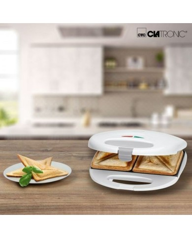 Piastra Grill Elettrica Clatronic ST 3477 Bianco 750 W Piastra Grill Elettrica Clatronic ST 3477 Bianco 750 W