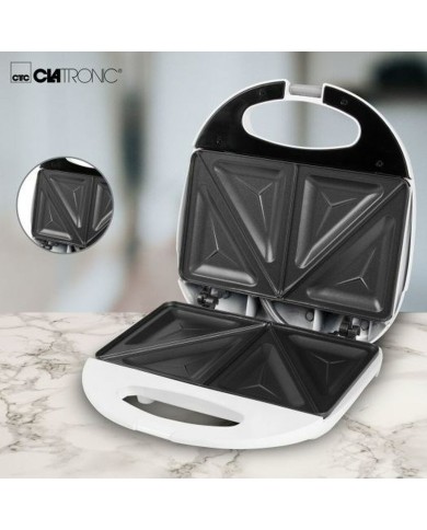 Piastra Grill Elettrica Clatronic ST 3477 Bianco 750 W Piastra Grill Elettrica Clatronic ST 3477 Bianco 750 W