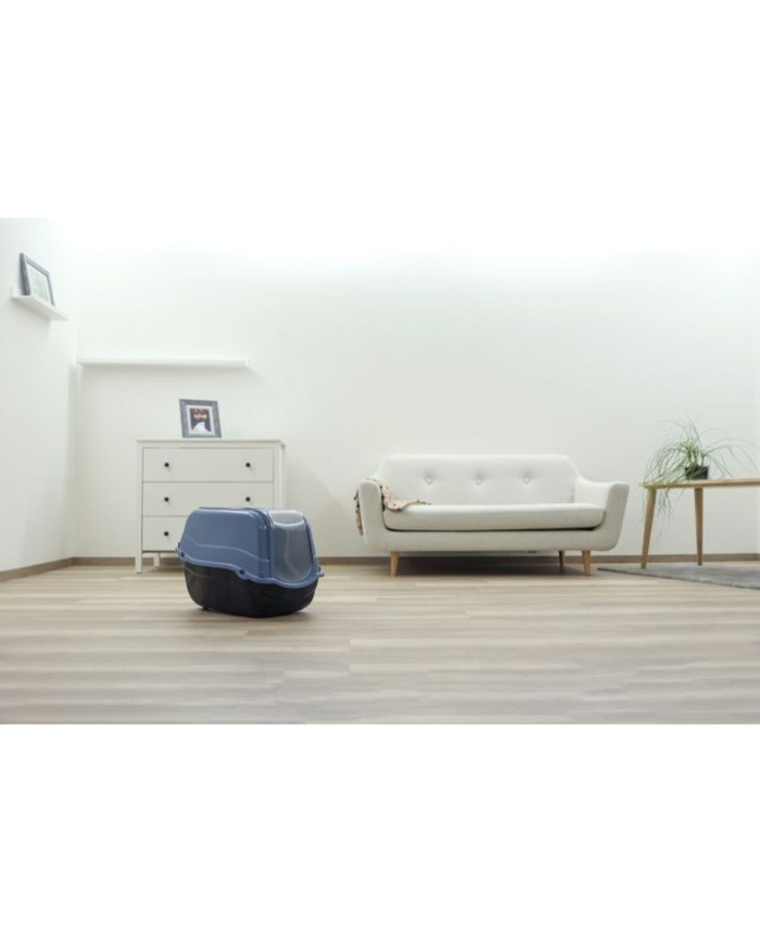 Lettiera per Gatti Kerbl Emma Eco Azzurro Nero Plastica