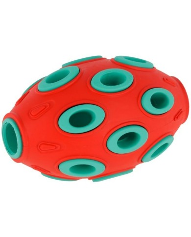 Giocattolo da mordere per cani Kerbl Rosso Verde Caucciù Giocattolo da mordere per cani Kerbl Rosso Verde Caucciù