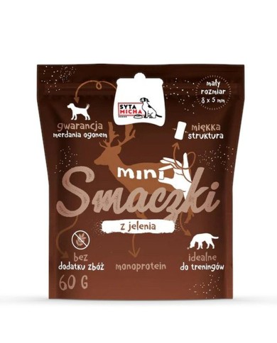 Snack per Cani SYTA MICHA                 Cervo 60 g Snack per Cani SYTA MICHA                 Cervo 60 g