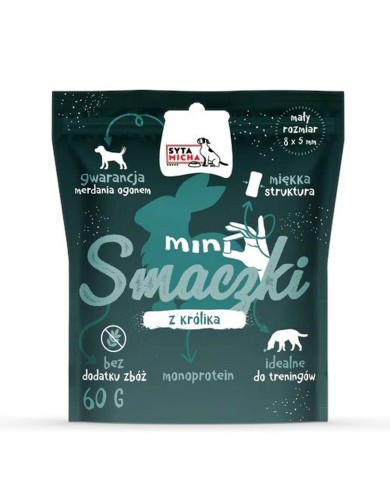 Snack per Cani SYTA MICHA                 Coniglio 60 g Snack per Cani SYTA MICHA                 Coniglio 60 g