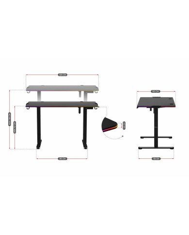 Scrivania Huzaro HZ-Hero 8.2 RGB