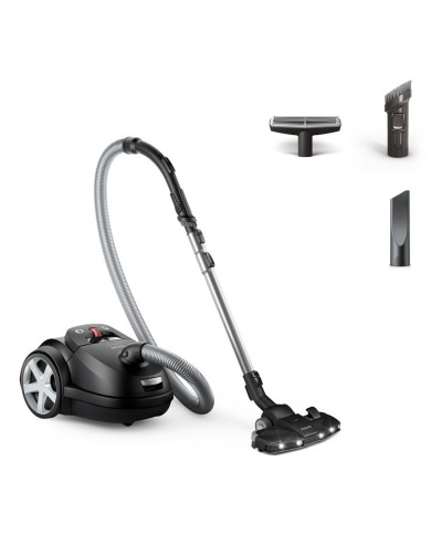 Aspirapolvere con Sacchetto Philips XD8122/10 Nero 900 W Aspirapolvere con Sacchetto Philips XD8122/10 Nero 900 W