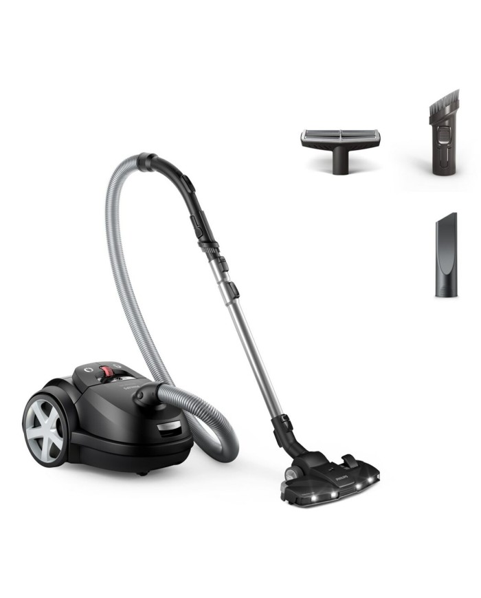 Aspirapolvere con Sacchetto Philips XD8122/10 Nero 900 W Aspirapolvere con Sacchetto Philips XD8122/10 Nero 900 W