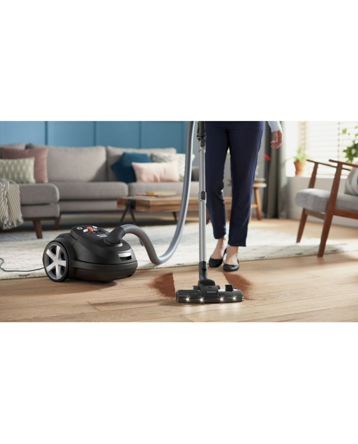 Aspirapolvere con Sacchetto Philips XD8122/10 Nero 900 W Aspirapolvere con Sacchetto Philips XD8122/10 Nero 900 W