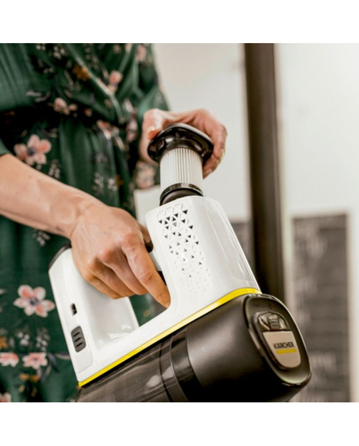 Aspirapolvere senza Cavo Kärcher VC 6 Giallo Bianco Nero Argentato 250 W