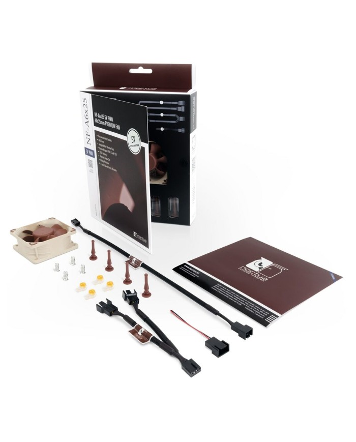 Ventola da Case Noctua NF-A6X25 PWM 5V Ø 6 cm (1 Unità)