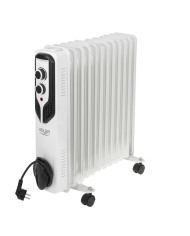 Radiatore a Olio Adler AD 7817 Bianco Nero 2500 W