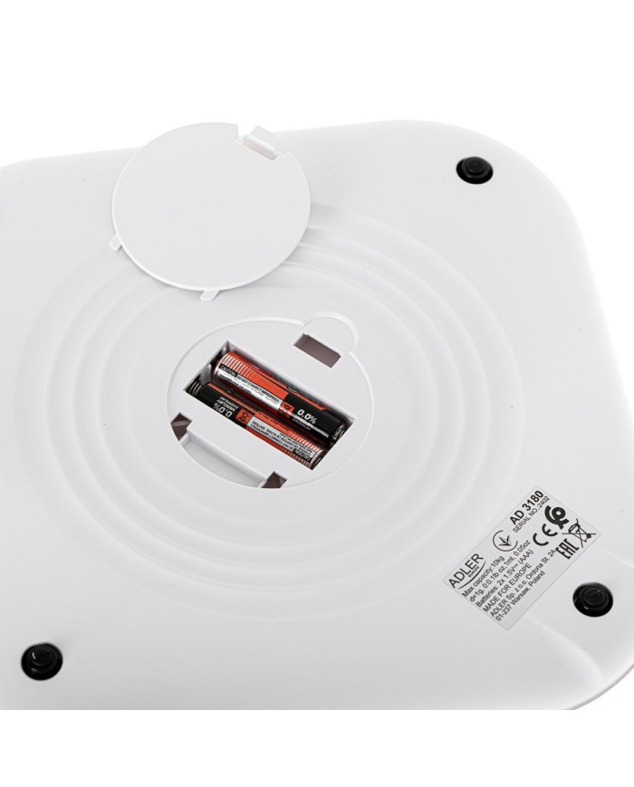 bilancia da cucina Adler AD 3180 Bianco 10 kg bilancia da cucina Adler AD 3180 Bianco 10 kg