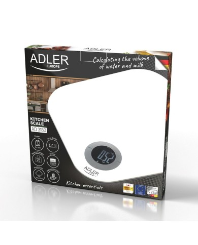 bilancia da cucina Adler AD 3180 Bianco 10 kg bilancia da cucina Adler AD 3180 Bianco 10 kg