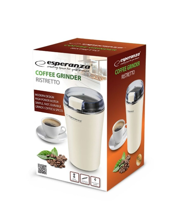 Macinino Elettrico Esperanza EKC008W Bianco 160 W