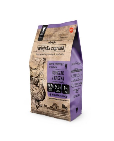 Cibo per gatti WIEJSKA ZAGRODA                 Pollo 10 kg Cibo per gatti WIEJSKA ZAGRODA                 Pollo 10 kg