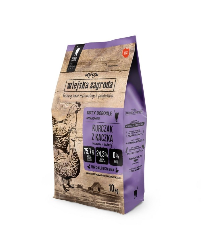Cibo per gatti WIEJSKA ZAGRODA                 Pollo 10 kg