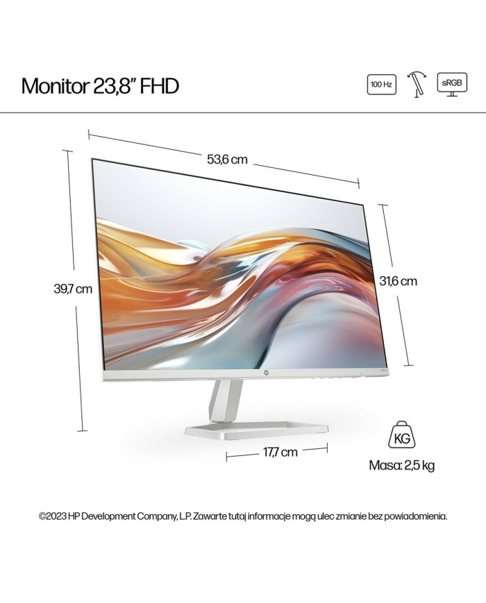 Monitor HP 94C21E9 ABB Full HD 23,8" 100 Hz 50 - 60 Hz Monitor HP 94C21E9 ABB Full HD 23,8" 100 Hz 50 - 60 Hz