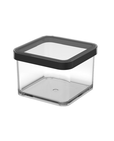 Secchio contenitore Rotho Nero Trasparente Plastica Secchio contenitore Rotho Nero Trasparente Plastica