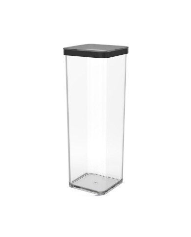 Secchio contenitore Rotho Nero Trasparente Silicone Plastica Secchio contenitore Rotho Nero Trasparente Silicone Plastica