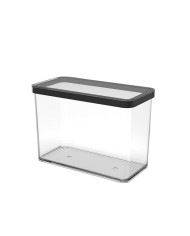 Secchio contenitore Rotho Nero Trasparente Silicone Plastica