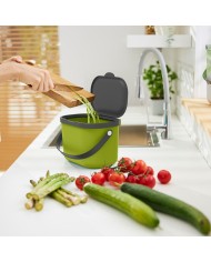 Secchio contenitore Rotho Plastica riciclata Lime Secchio contenitore Rotho Plastica riciclata Lime