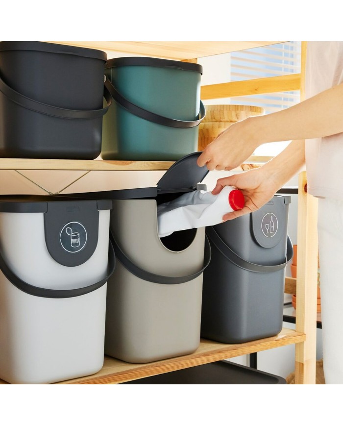 Secchio contenitore Rotho Verde Plastica