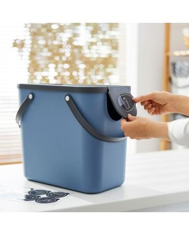 Recipiente-contenitore Rotho Albula Azzurro 25 L Rettangolare Recipiente-contenitore Rotho Albula Azzurro 25 L Rettangolare