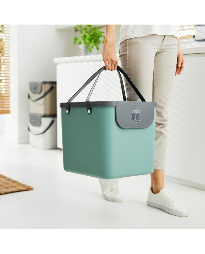 Recipiente-contenitore Rotho Albula Verde 40 L Rettangolare Recipiente-contenitore Rotho Albula Verde 40 L Rettangolare