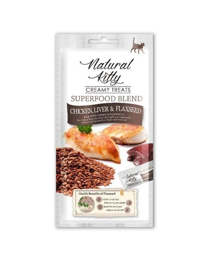 Spuntino per Cat Natural Kitty Superfood Blend Pollo Spuntino per Cat Natural Kitty Superfood Blend Pollo