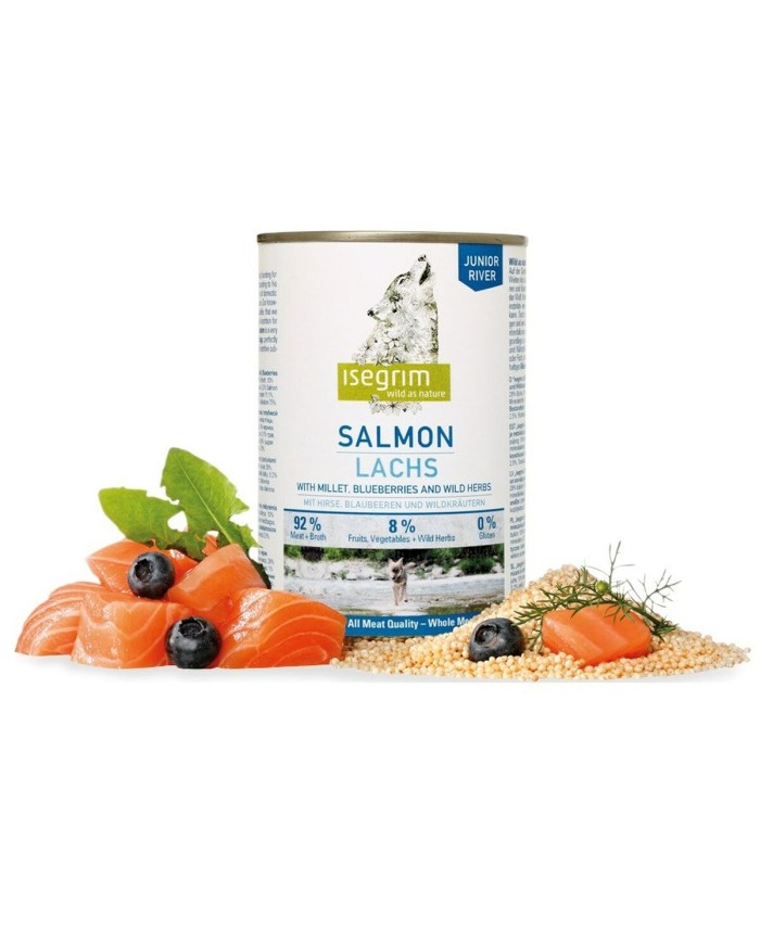Cibo umido Isegrim Junior Salmon 400 g