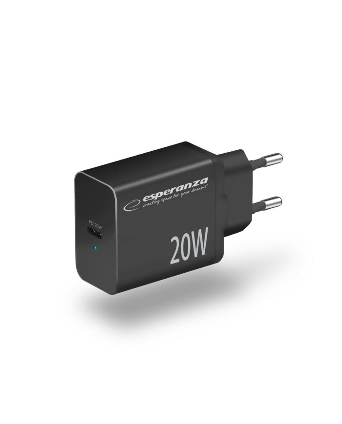 Caricabatterie da Parete Esperanza EZC104K Nero Caricabatterie da Parete Esperanza EZC104K Nero