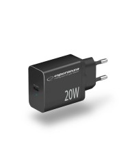 Caricabatterie da Parete Esperanza EZC104K Nero Caricabatterie da Parete Esperanza EZC104K Nero