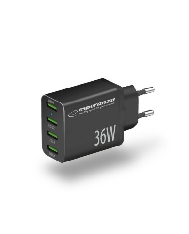 Caricabatterie da Parete Esperanza EZC107K Nero