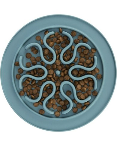 Ciotola ad Alimentazione Lenta per Animali Domestici Trixie TX-25035 Azzurro Grigio Silicone Ciotola ad Alimentazione Lenta per Animali Domestici Trixie TX-25035 Azzurro Grigio Silicone