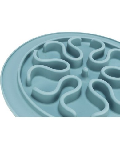 Ciotola ad Alimentazione Lenta per Animali Domestici Trixie TX-25035 Azzurro Grigio Silicone Ciotola ad Alimentazione Lenta per Animali Domestici Trixie TX-25035 Azzurro Grigio Silicone