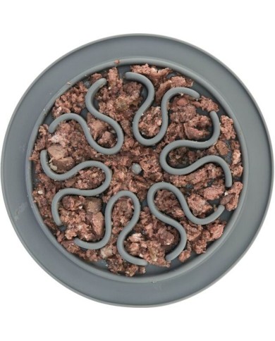 Ciotola ad Alimentazione Lenta per Animali Domestici Trixie TX-25035 Azzurro Grigio Silicone Ciotola ad Alimentazione Lenta per Animali Domestici Trixie TX-25035 Azzurro Grigio Silicone