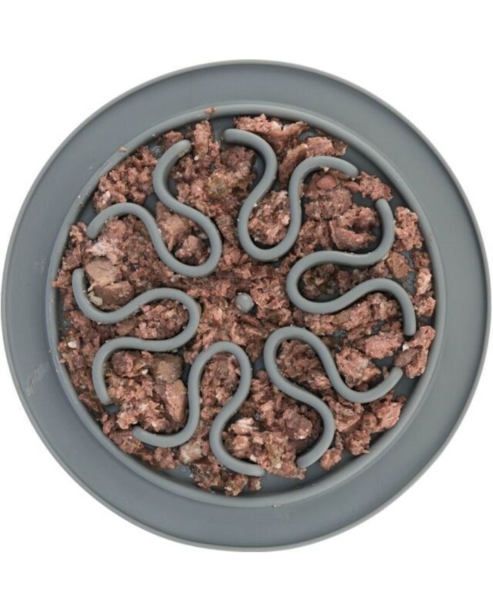 Ciotola ad Alimentazione Lenta per Animali Domestici Trixie TX-25035 Azzurro Grigio Silicone Ciotola ad Alimentazione Lenta per Animali Domestici Trixie TX-25035 Azzurro Grigio Silicone