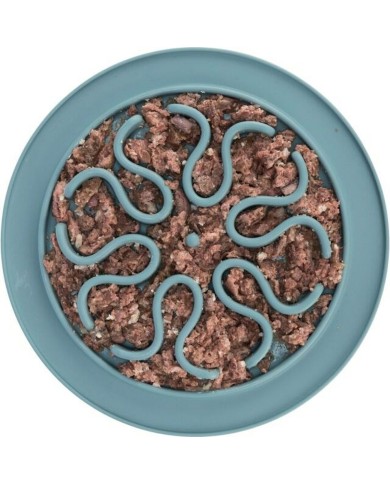 Ciotola ad Alimentazione Lenta per Animali Domestici Trixie TX-25035 Azzurro Grigio Silicone Ciotola ad Alimentazione Lenta per Animali Domestici Trixie TX-25035 Azzurro Grigio Silicone