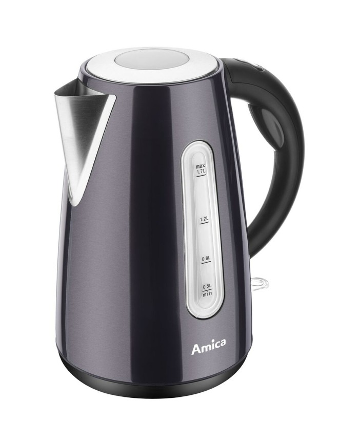 Bollitore Amica KF4031 Nero Grafite Acciaio 2200 W 1,7 L