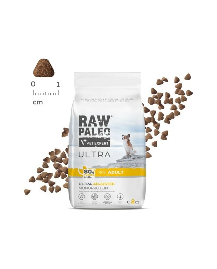 mangime VETEXPERT RAW PALEO Tacchino 8 kg