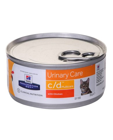 Cibo per gatti Hill's PRESCRIPTION DIET c/d Pollo Maiale 156 g