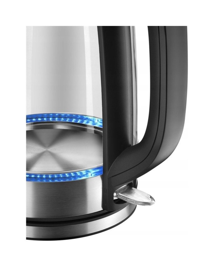 Bollitore Amica KD 2050G Nero Trasparente Vetro Plastica 2200 W 1,7 L