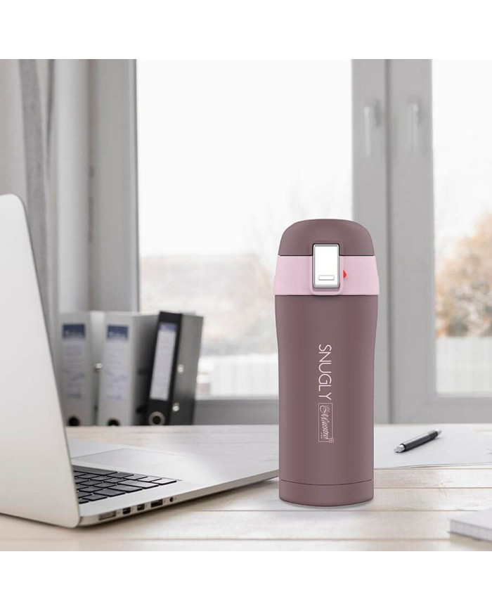 Thermos Feel Maestro MR-1643-30E Marrone Acciaio inossidabile Caucciù Plastica 300 ml