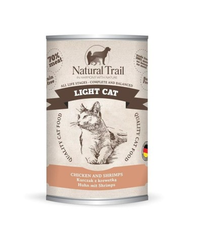 Cibo per gatti NATURAL TRAIL Light Cat Chicken Pollo 400 g