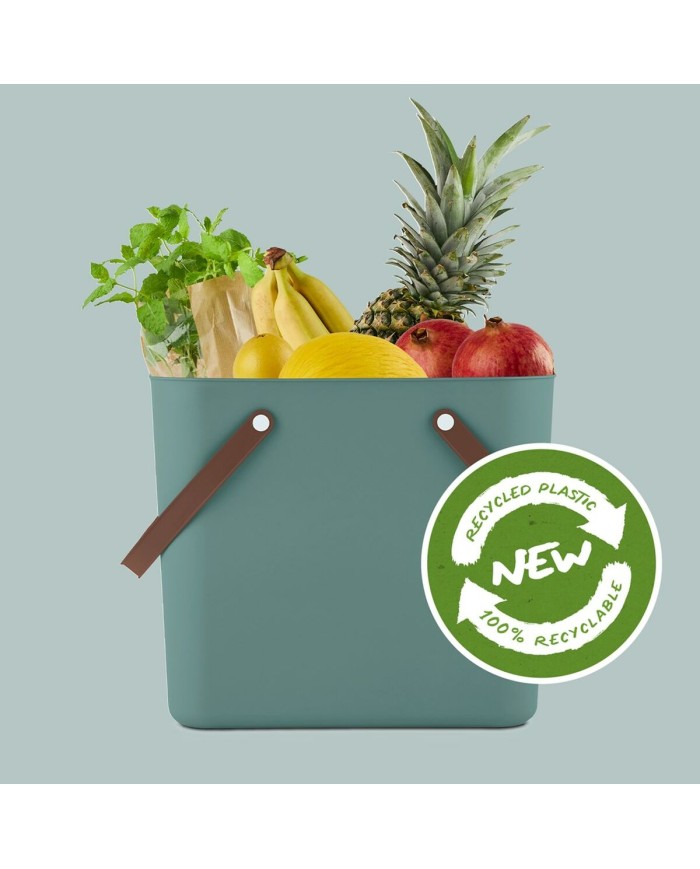 Recipiente-contenitore Rotho Albula Classic Green Verde 25 L Recipiente-contenitore Rotho Albula Classic Green Verde 25 L